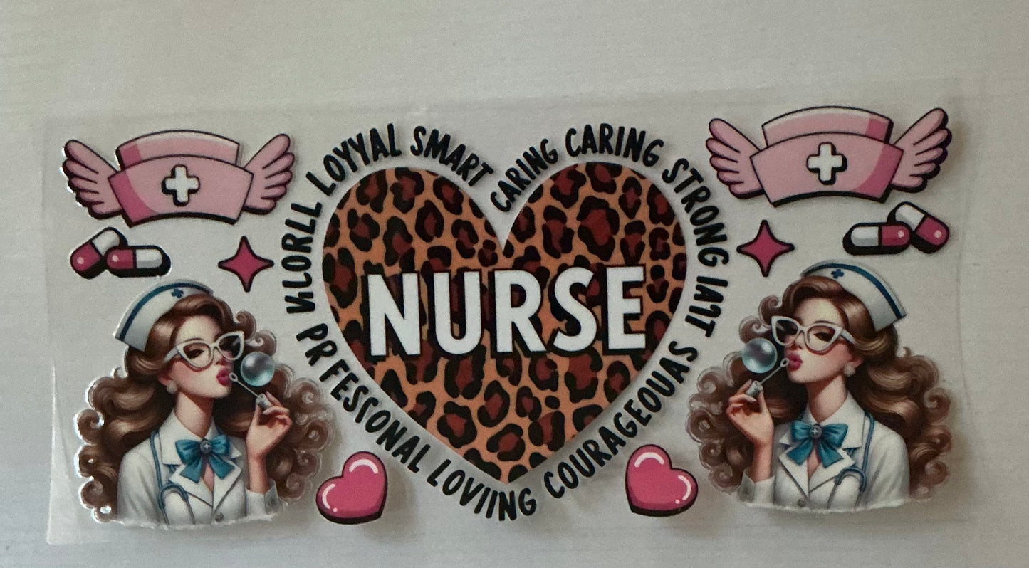 Nurse Leopard Heart T