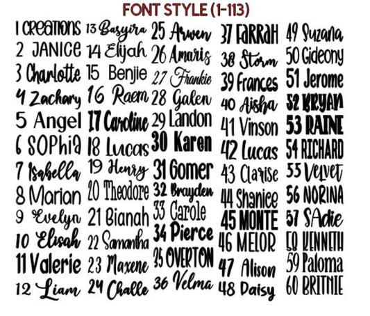 Personalized Name Decal