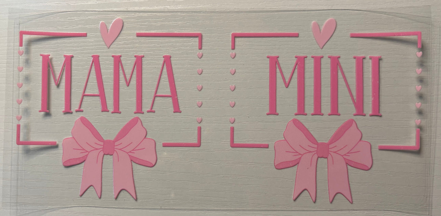 Mama & Mini Matching Decal Set