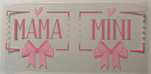 Mama & Mini Matching Decal Set