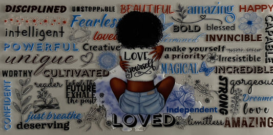 Affirmation Words Decal