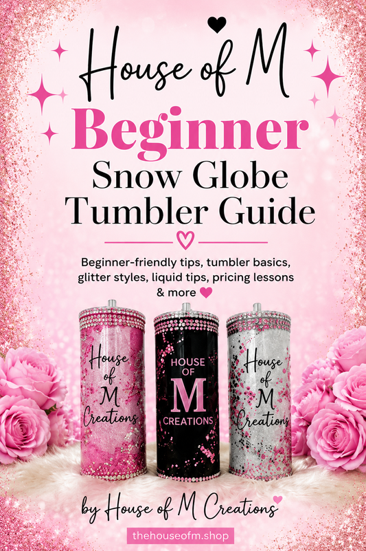 House of M Beginners Snow Globe Tumbler Guide 💕