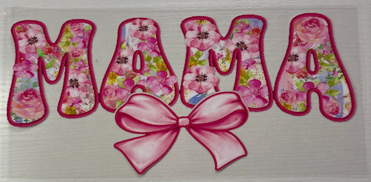 Floral Mama Tumbler Wrap