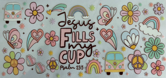 Jesus Fills My Cup Decal