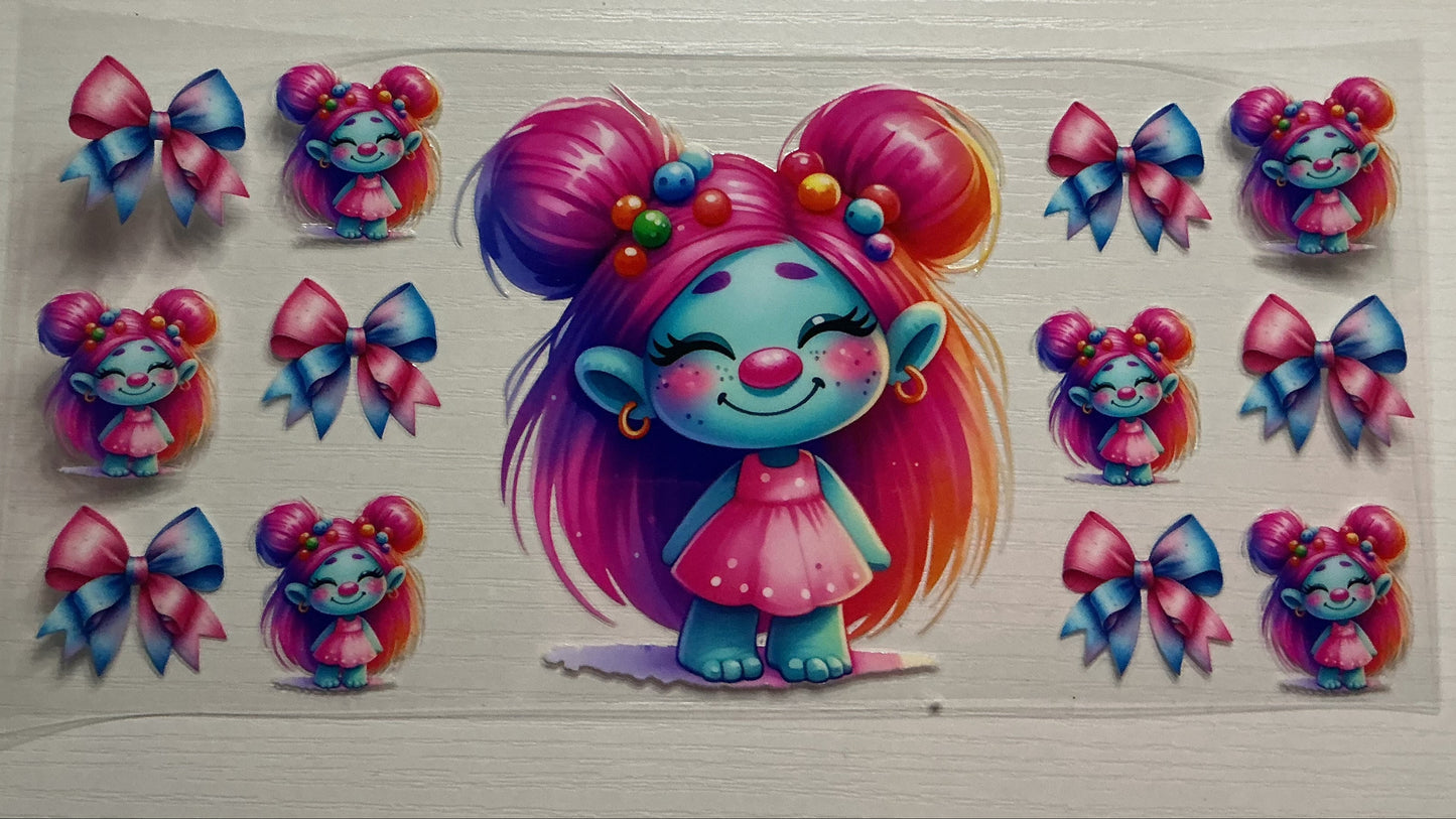 Poppy Trolls Character Decal Sheet