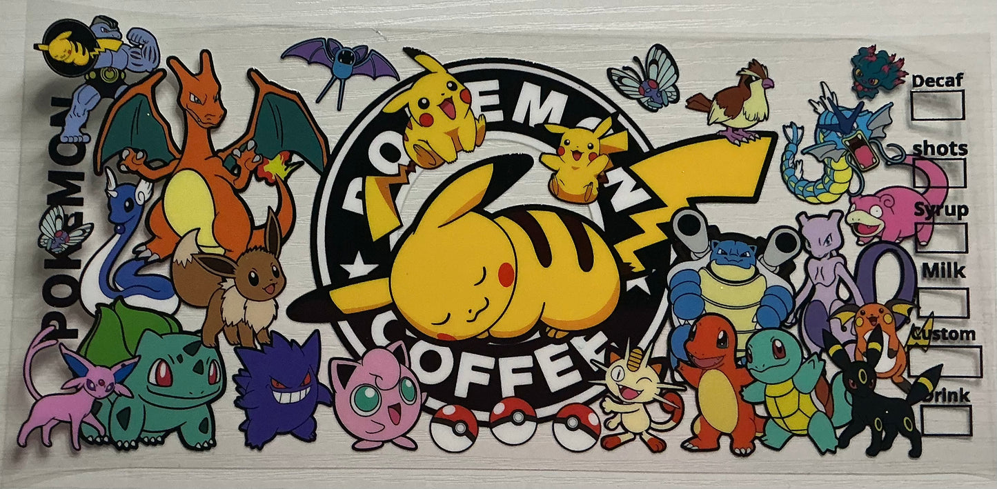 Pokemon Coffee Sleeping Pikachu