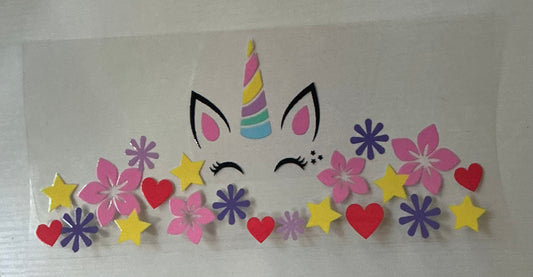 Unicorn Face Floral