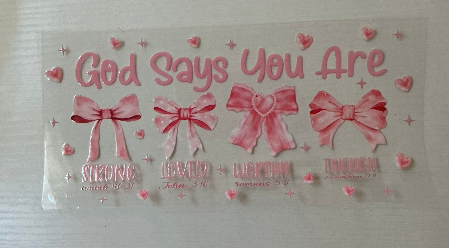 God Says You Are