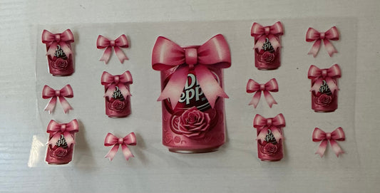 Dr Pepper Rose Bows