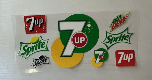 7Up Sprite Mountain Dew