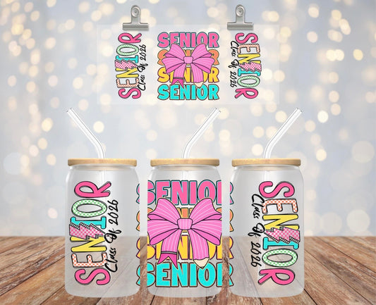Senior Class of 2026 Decal - Colorful Stacked Design